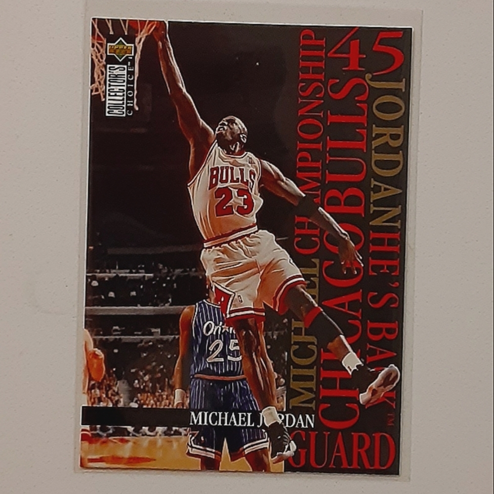MICHAEL JORDAN BASKETBALL CARD